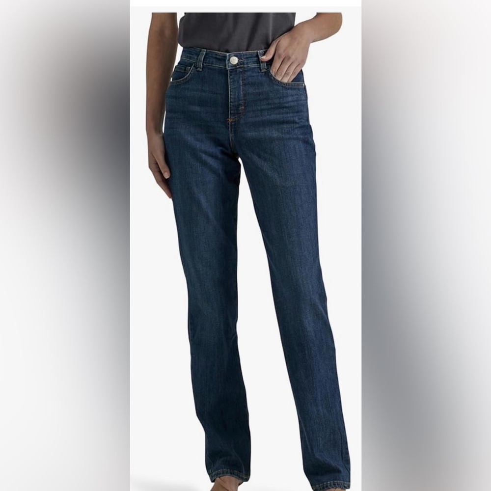 42-Lee Women's Dark Blue Denim Jeans